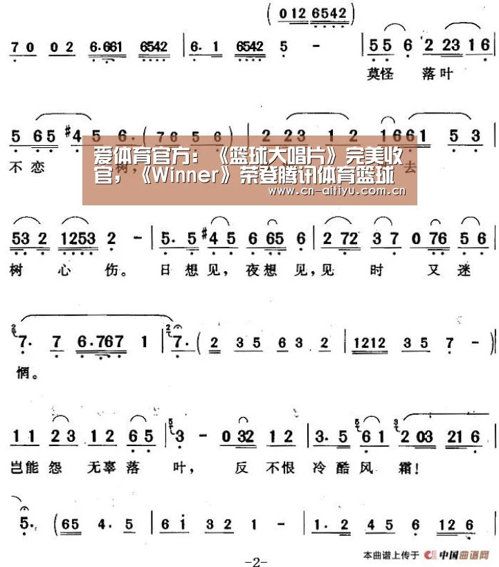 爱体育官方:《篮球大唱片》完美收官,《Winner》荣登腾讯体育篮球世界杯主题曲(图3) 爱体育官方